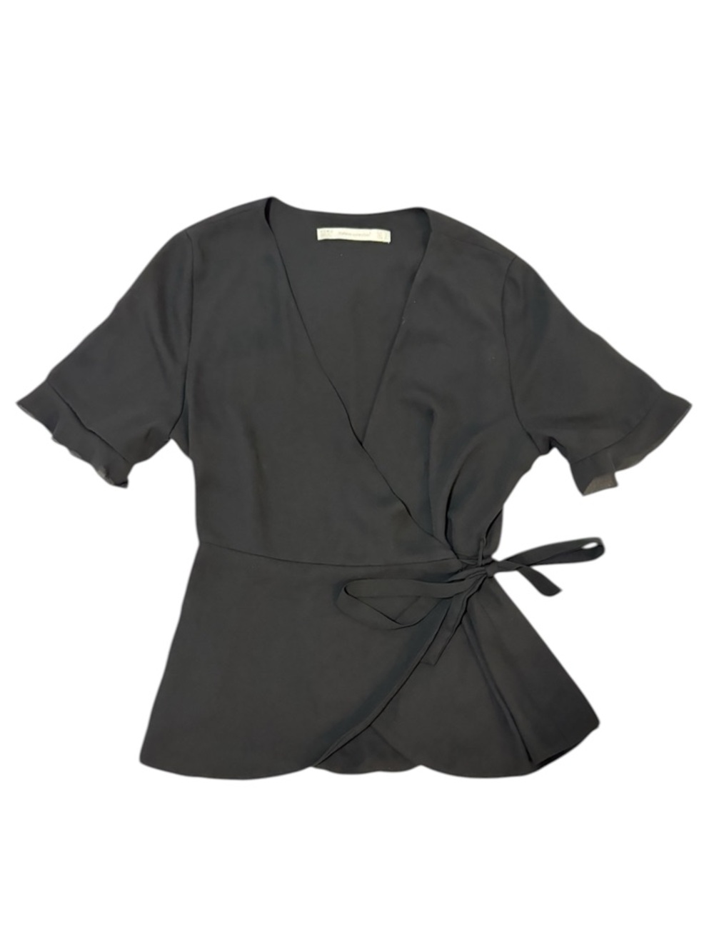 Zara Wrap Tie-Front Blouse #25